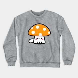 Cute Yellow Catfungi Crewneck Sweatshirt